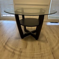 Glass Round Dining table 