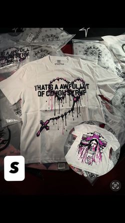 Alocs Virgin Mary white tee