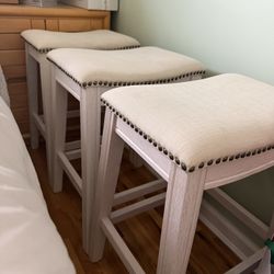 Set Of 3 Bar/ Counter Stools