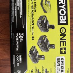 Ryobi 18V Battery Package