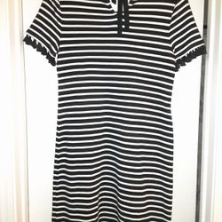 Talbots Black & White New Dress