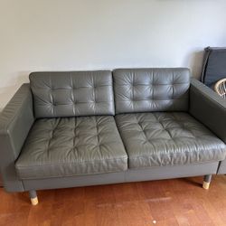 IKEA Leather Couch 