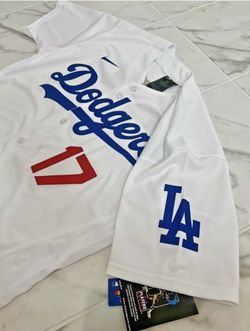 Dodgers Home Jersey Ohtani White (Fully Stitched ) 