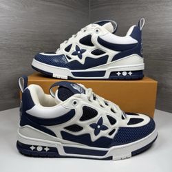 Louis Vuitton Men's LV Skate Navy Blue Sneaker Size 9 US 42 EUR