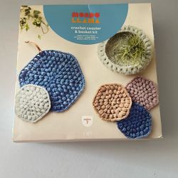 Brand New With Tags Crochet Coaster Kit