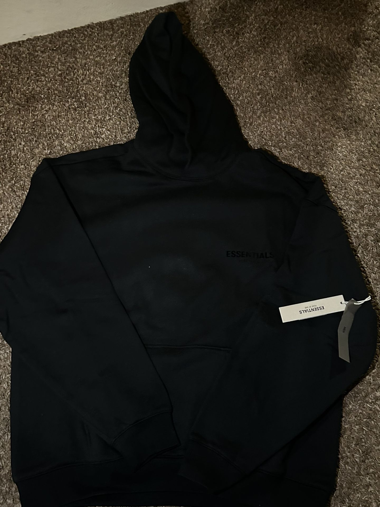 Black Essentials Hoodie