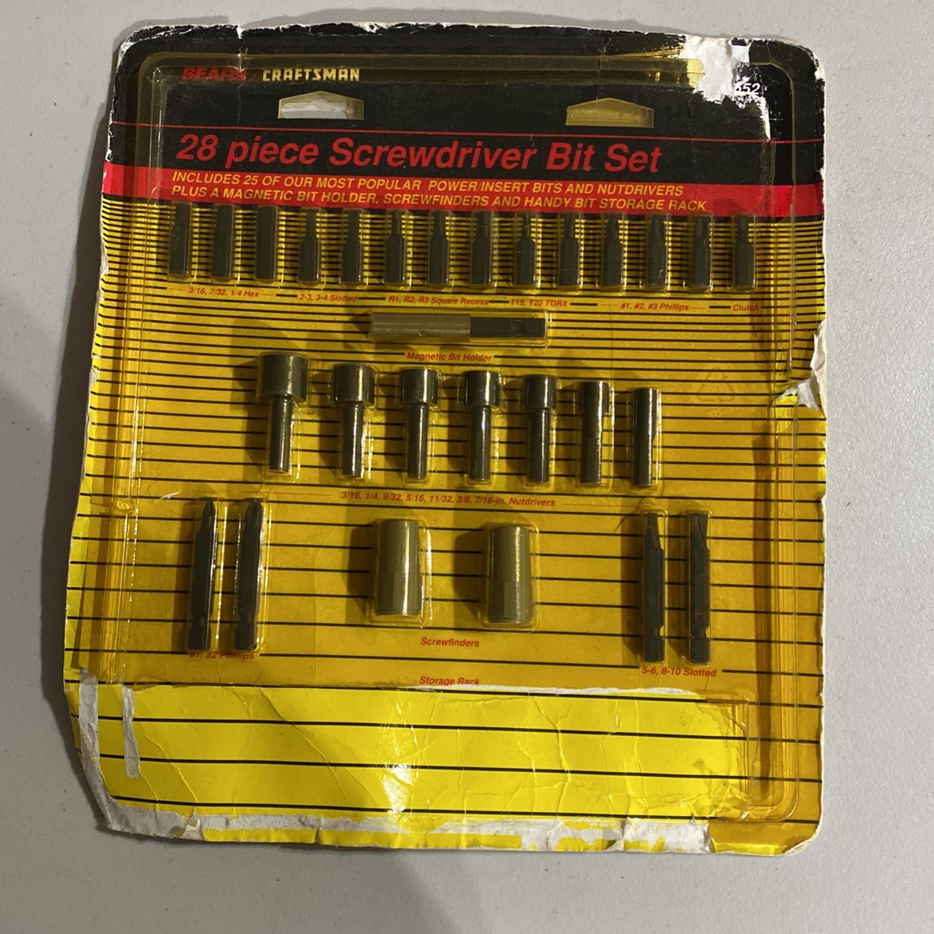 Craftsman 28 Piece Screwdriver Bit Set