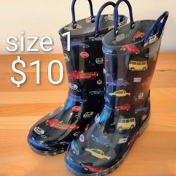 Rain Boots Size 1