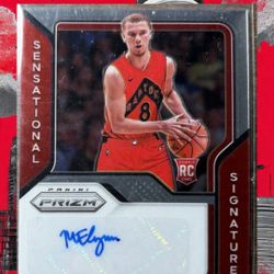 Malachi Flynn Panini Prizm Sensational Signatures Rookie Auto – Raptors