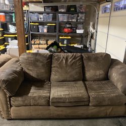 brown couch