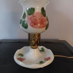 Vintage Milk Glass Budiour/Baby Lamp...1950s