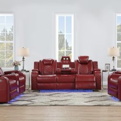 Leather Sectional 