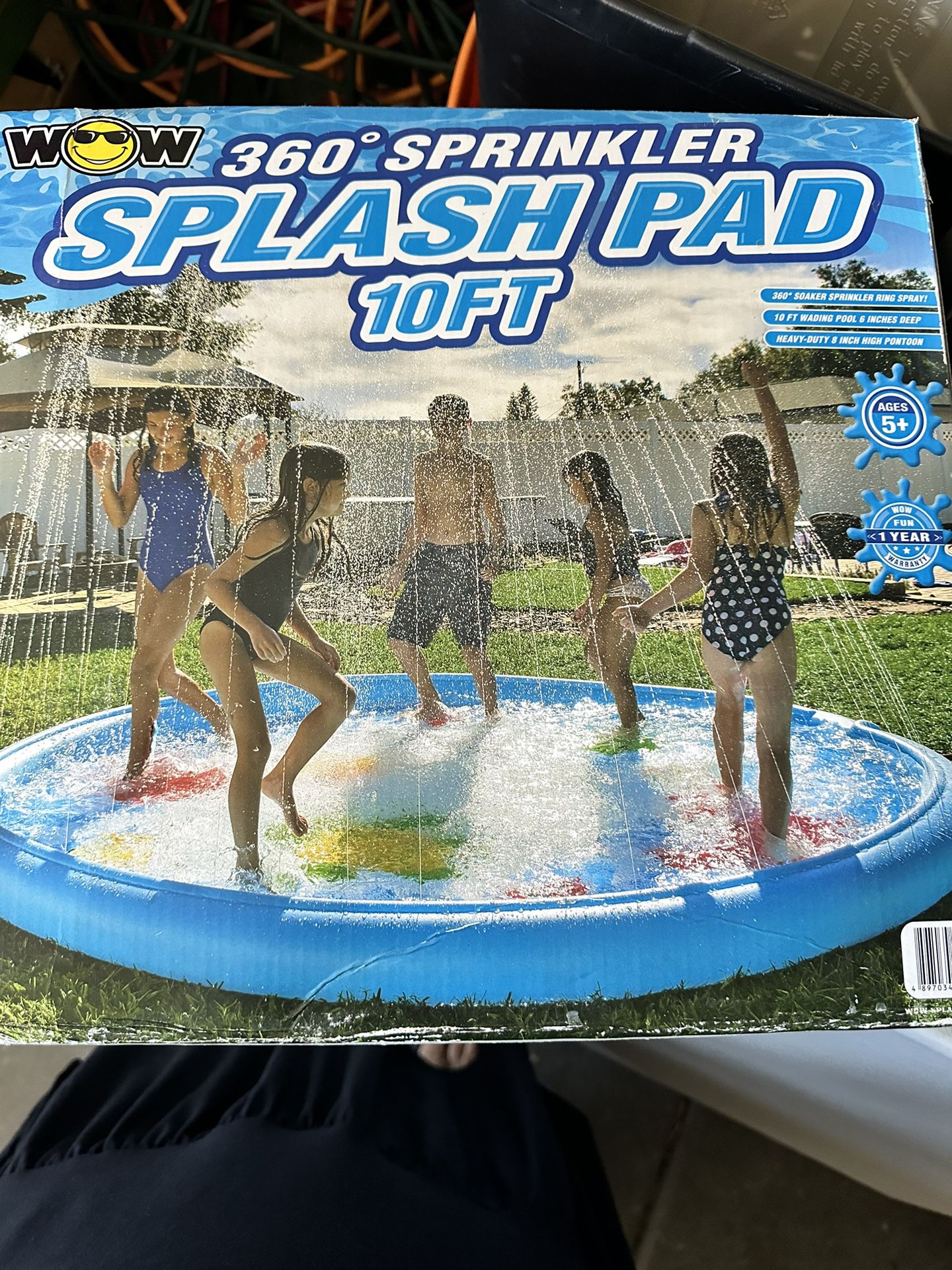 Wow, 360 Sprinkler Splash Pad 10 Feet