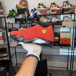 🔥 Jordan 14 “Ferrari” 🔥 Size 8.5& 7M- Brand New - $315