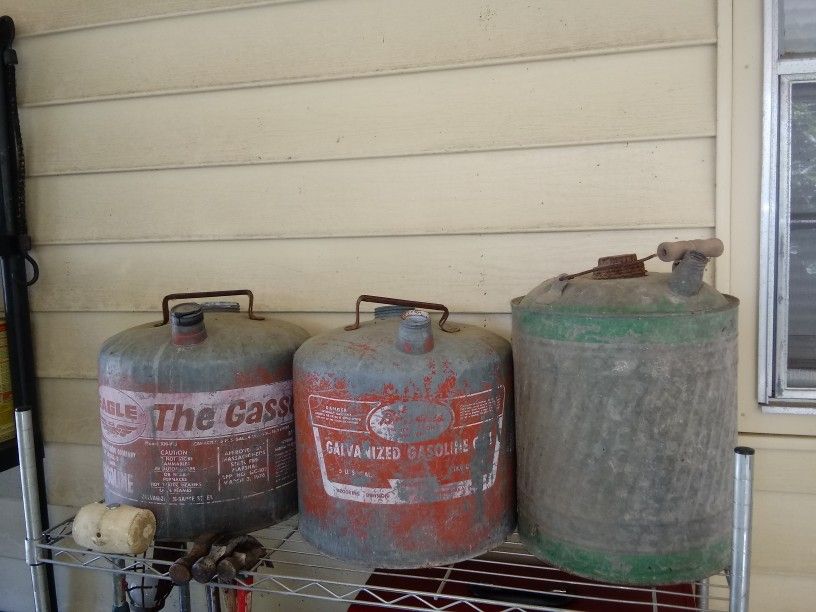 Vintage Gas Cans