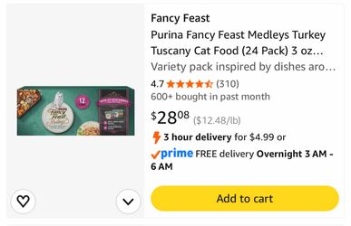 Purina Fancy Feast Medleys Cat Food 24-Pack