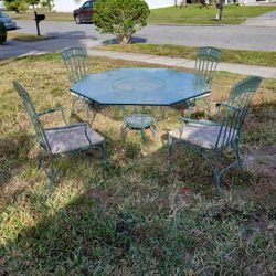 Cast Iron Dinner Table