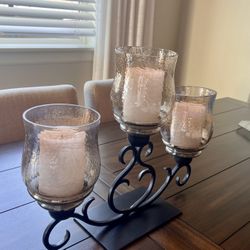 Candle Holder With Candles