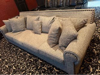 Large smoke-free couch, custom made