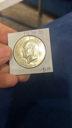 Eisenhower copper dollar 1973 D