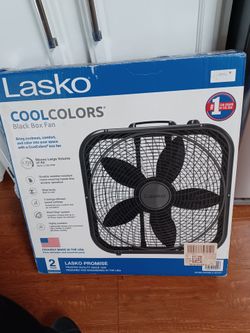 Lasko Black Box Fan in box $20.see description