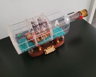 LEGO ship In A Bottle
