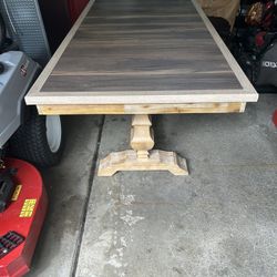 Beautiful Dining Room Table 7ft Long By 3.5ft Wide With 100% Waterproof Top