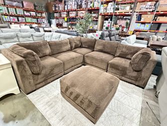 Brown Sectional Couch from Costco