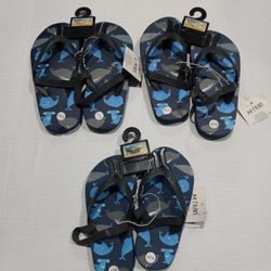 New Boys Flip Flops,  Price Is For Each