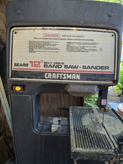 12" bandsaw / Sander w stand