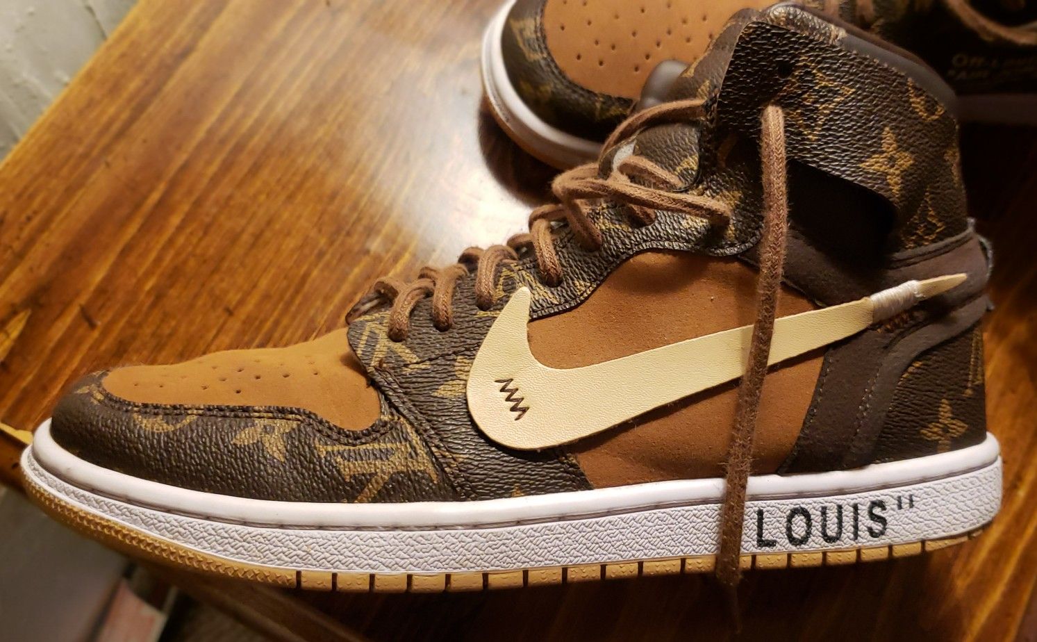 Louis Vuitton Jordan 1s (Size 13) for Sale in Akron, OH - OfferUp