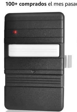 GT90-1 Control remoto para puerta de garaje, compatible con puertas superiores Genie 9 y 12 interruptores de inmersión de 390 MHZ, repuesto para GT90 