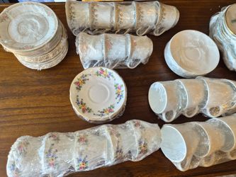 Tea cups Saucers set,  Cups,  Sandwich Plates set