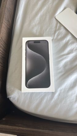 Apple iPhone 15 pro BOX ONLY