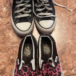 Women’s Converse 6.5 Vans 6.5