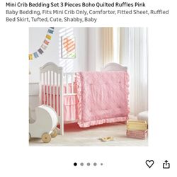 Mini Crib Bedding Set 