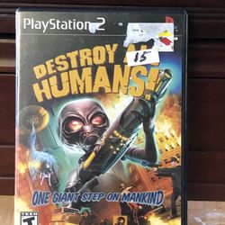 Used Ps2 Game Destroy All Humans  