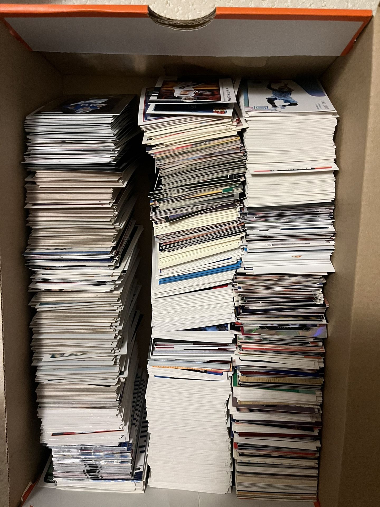 Shoebox Of Sports Cards