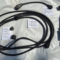 RV Motorhome Camper 26 Foot Power Shore Cord &amp; Electrical Adapters