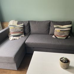 Couch Sleeper sectional,3 seat w/storage