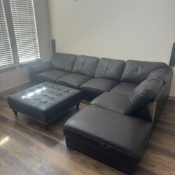 Free Sectional Couch + Ottoman 