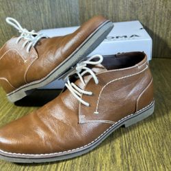 SONOMA / Dress Casual Business COMFORTABLE Brown Leather BOOTS Stylish Shoes / Men’s 12 / Excellent Condition w/ Box!!