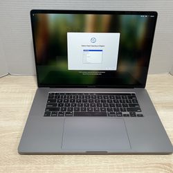 $620, 32GB RAM, 1TB SSD, 8-Core i9, 8GB GPU, 2019 16” Touch Bar MacBook Pro, $3721 org. retail