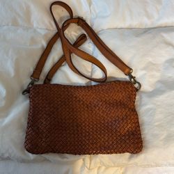 Real Leather Cross Body Purse 