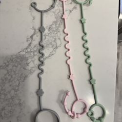 Baby Silicone Toy / Bottle Straps 