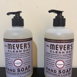 2-Pack Mrs. Meyer's Liquid Hand Soap Essential Oils Lavender 12.5oz ~ New