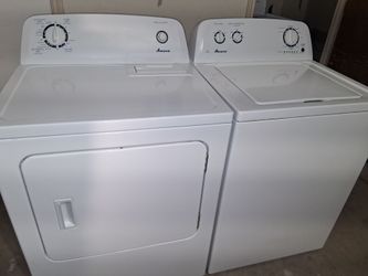 Amana Washer and Dryer Set, W/Warranty