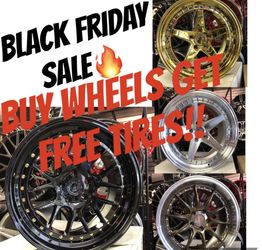 🔥🔥🔥 BLACK FRIDAY SALE! Buy rims get FREE TIRES 🔥🔥🔥 (only 50 down payment / no credit check) 🔥🔥