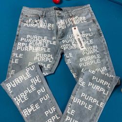 PURPLE JEANS SIZE 38