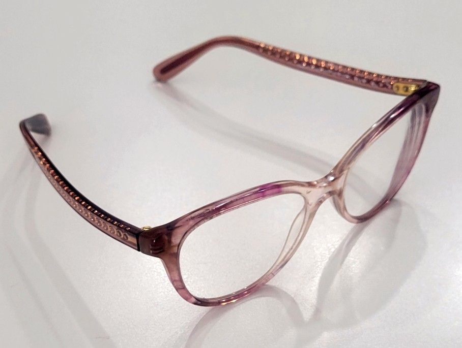 COACH NEW YORK Women's Eyeglasses Frame Transparent Pink Ombré 